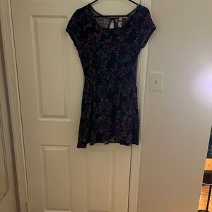 Mimi Chica Black Floral Mini Dress
